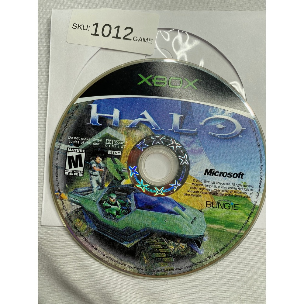 Halo Combat Evolved Microsoft Xbox Game Disc Only
